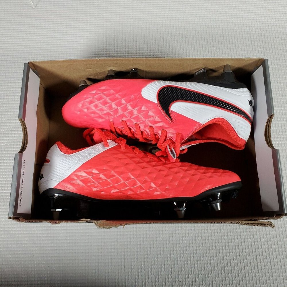 Nike Tiempo Legend 8 Elite Soccer Cleats Mens Sz 6/Wmns 7.5 Red CJ6085-607 - Picture 5 of 8